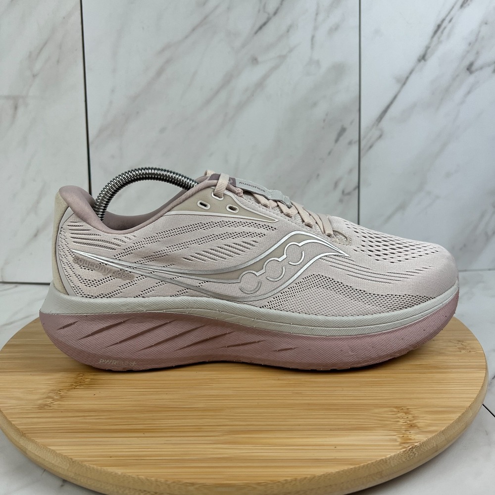 Saucony Ride 18 Womens Size 10 W WIDE Moon Woodrose Running Shoes S11001-151